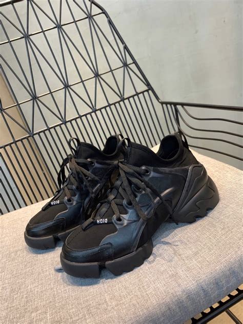 dior d-connect zwart|Dior chunky sneakers.